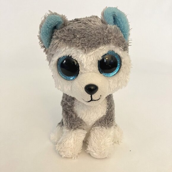 Ty Beanie Boos Plush 6" Lot of 7 Seal Husky Unicorn Fish Owl Dragon Elephant - Picture 3 of 9